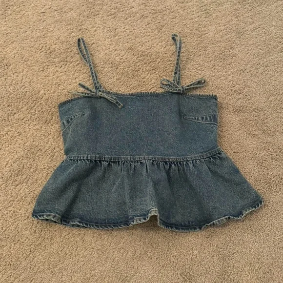 Denim Top - Picture 1 of 3